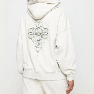 Women's Cream Hoodie spiritual gangster balance size medium. New never worn. NWT